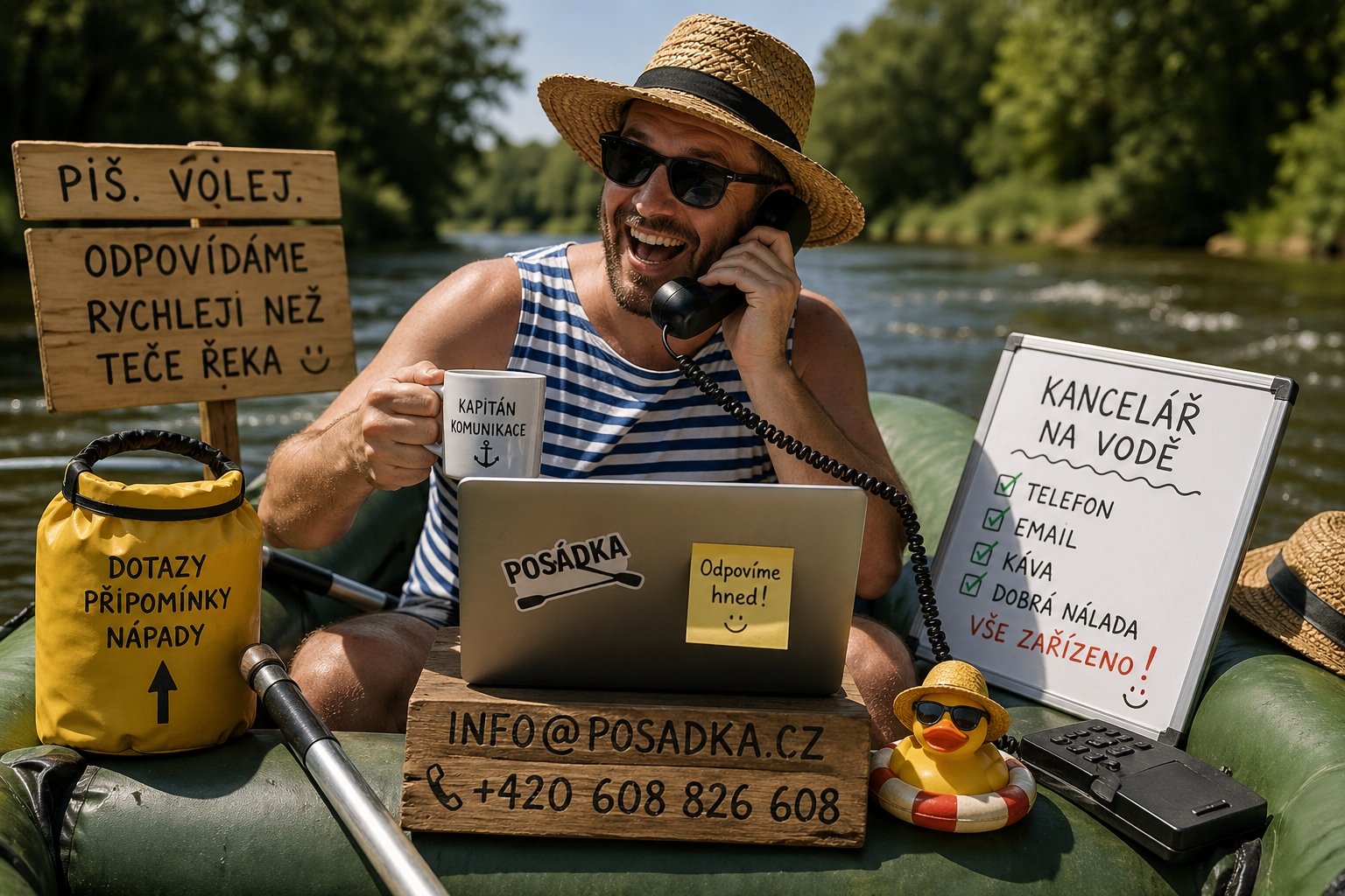 Kancelář na vodě